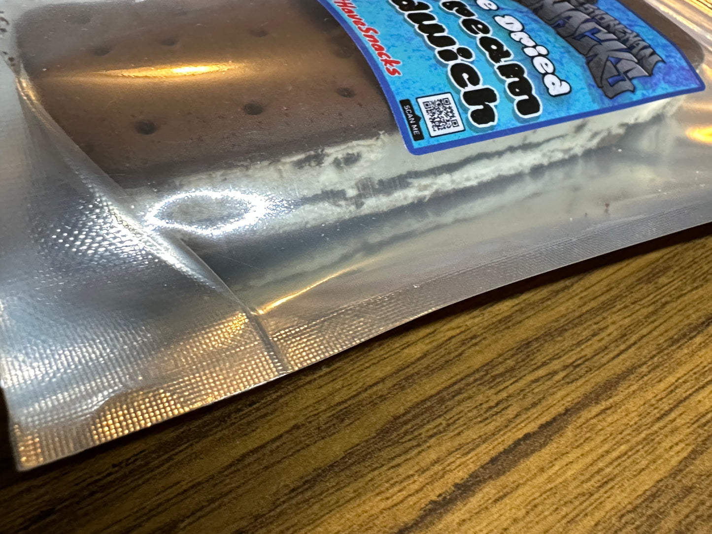 Freeze Dried Cookies & Cream Ice Cream Sandwich