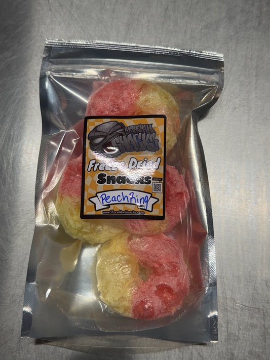 Freeze Dried Peach Rings | Light, Crunchy, Intense Flavor
